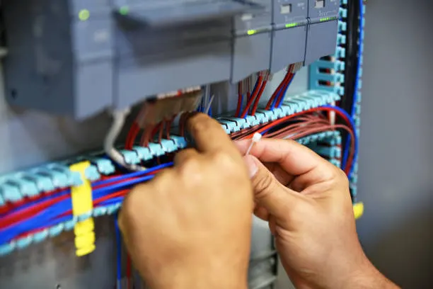 Boiler control panel wiring