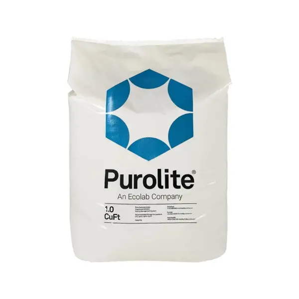 Water ion exchange resin
